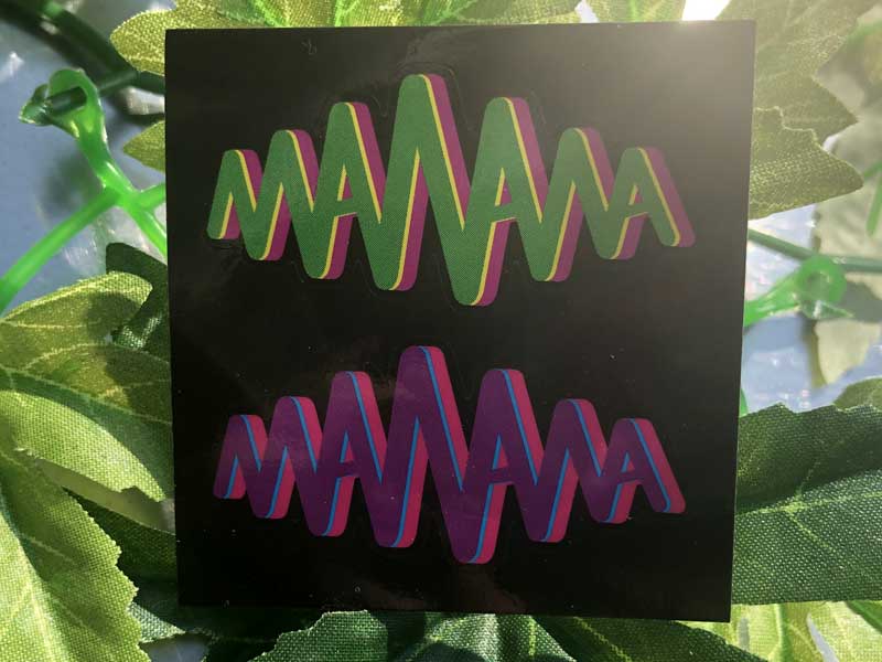 2023's manana Stickers 3D�}�j���[�i�X�e�b�J�[�A�~�j �}�j���[�i �X�e�b�J�[