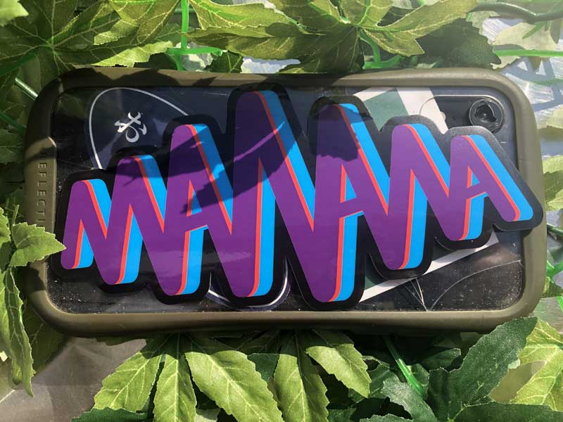 2023's manana Stickers 3D�}�j���[�i�X�e�b�J�[�A�~�j �}�j���[�i �X�e�b�J�[