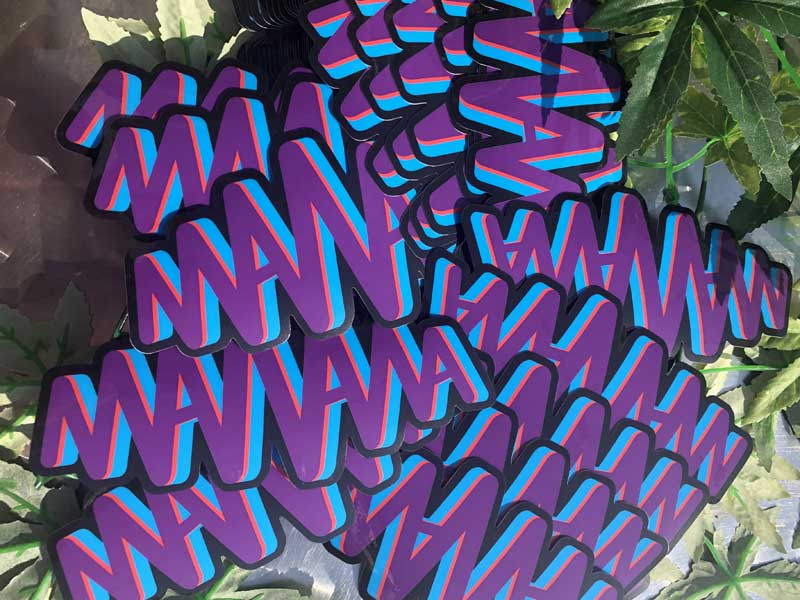 2023's manana Stickers 3D�}�j���[�i�X�e�b�J�[�A�~�j �}�j���[�i �X�e�b�J�[