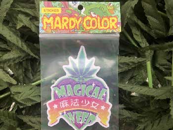 MARDY COLOR Stickers /��33 ���@���� MAGICAL WEED
