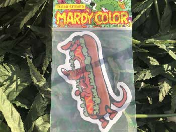 MARDY COLOR Stickers /♯17 HOT DOG Clear