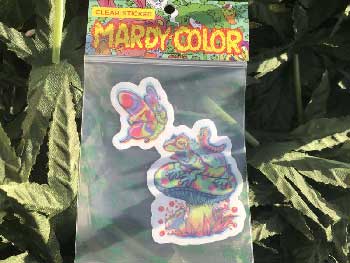 MARDY COLOR Stickers /♯18 Good Friend Frog Clear