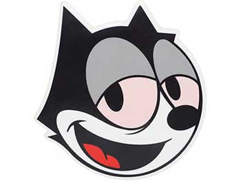 THC、Slang パロディーステッカー/Red Eye Black Cat 
