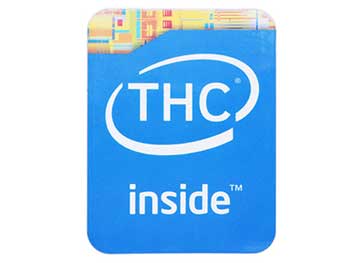 THC、Slang パロディーステッカー/THC Inside