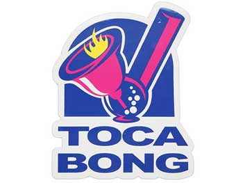 THC、Slang パロディーステッカー/Toca Bong