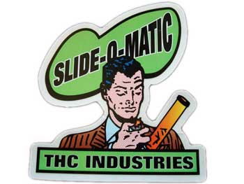 THC、Slang パロディーステッカー/SLIDE OF O MATIC