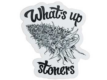THC、Slang パロディーステッカー/What's up stoners