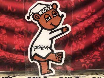 US Company Sticker/Sleepy Bear Travelodge 