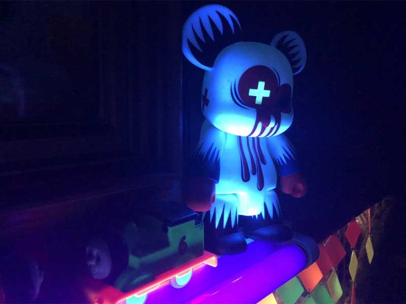 8 inch Qee RIPPER by DOINK Design Glow in the dark、グローインザダークのキューイー