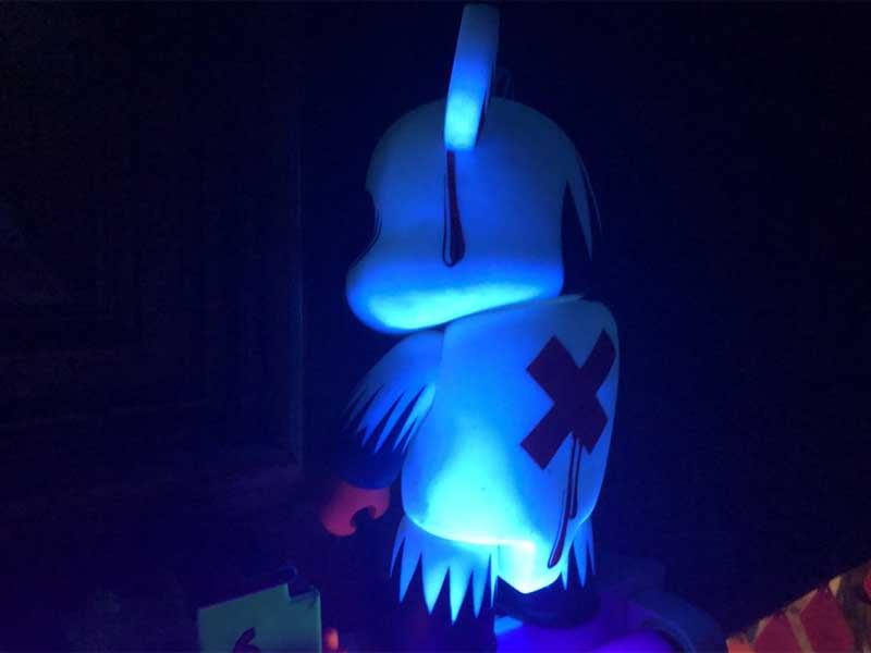 8 inch Qee RIPPER by DOINK Design Glow in the dark、グローインザダークのキューイー