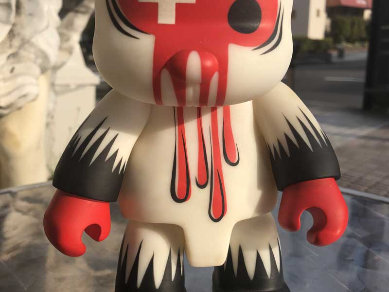 8 inch Qee RIPPER by DOINK Design Glow in the dark、グローインザダークのキューイー