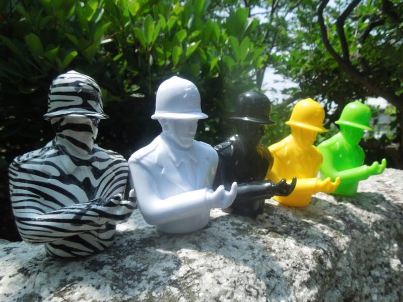 APOLOGIES TO BANKSY /RUDE COPPER�@4inch Blind box �o���N�V�[ �t�B�M���A