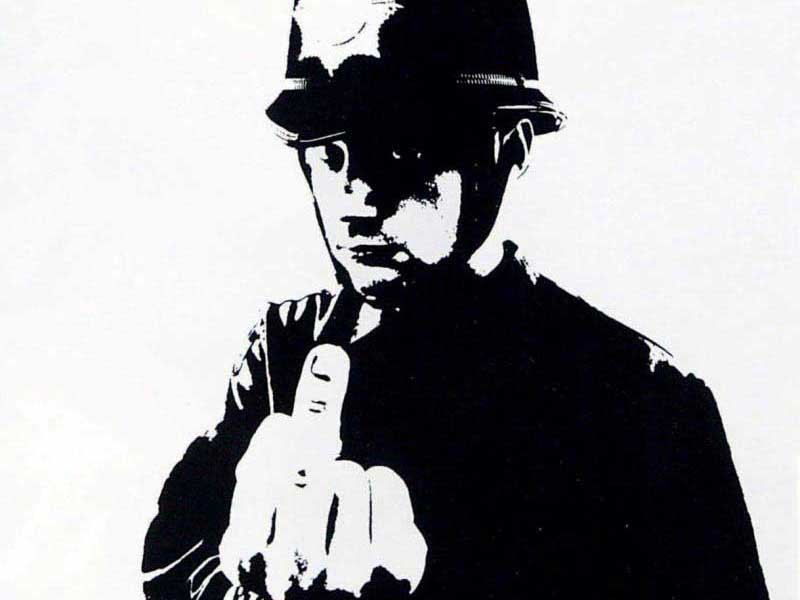 APOLOGIES TO BANKSY /RUDE COPPER�@4inch Blind box �o���N�V�[ �t�B�M���A