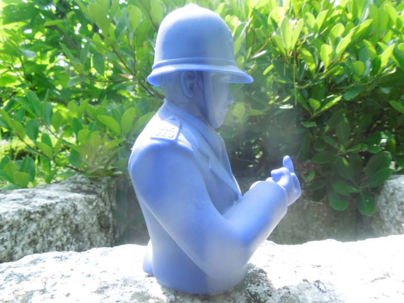 APOLOGIES TO BANKSY /RUDE COPPER�@6inch�@Blue �o���N�V�[ �t�B�M���A