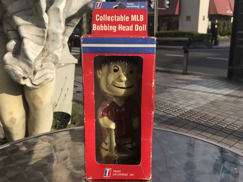 Deadstock Twins Enterprise boston MLB Padres Bobbing Head Doll メジャーリーグの首振り人形
