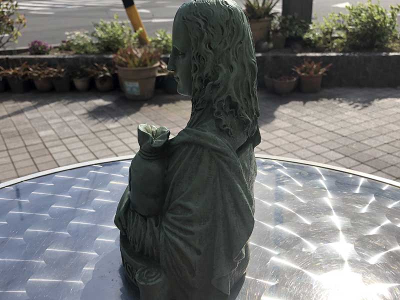 MONEY LISA Coin Bank、アンティーク加工のモナリザのパロディ マネーリザ貯金箱