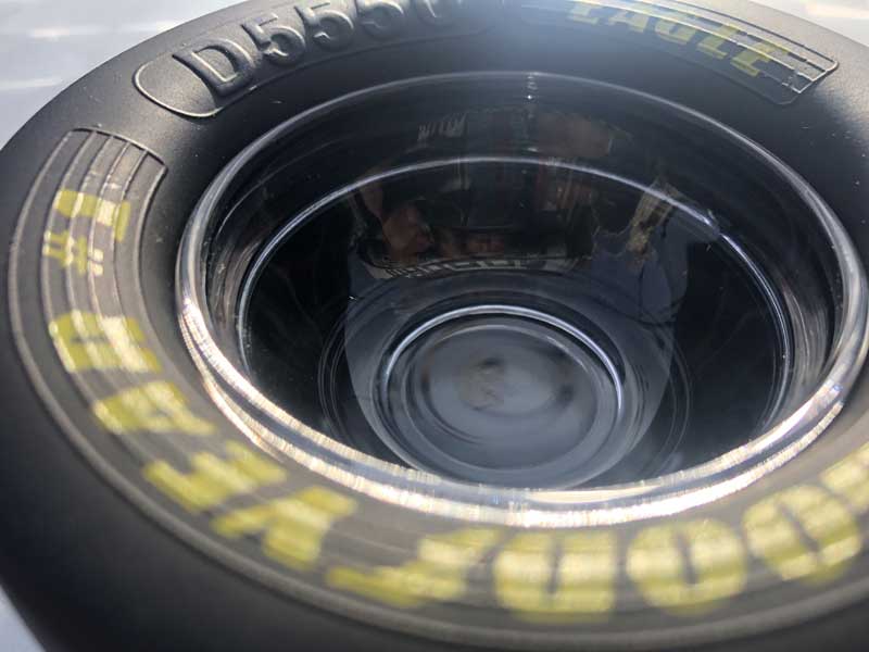 US TOY/GOODYEAR SLICK TIRE Glass Tray�AAshtary�A�O�b�h�C���[�K���X�g���[ DRAG RACE�ANASCAR 