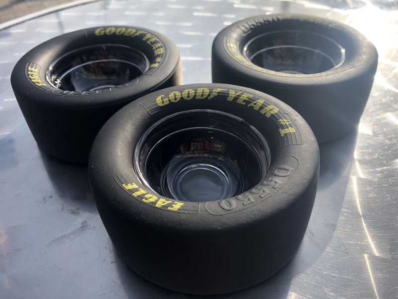 US TOY/GOODYEAR SLICK TIRE Glass Tray�AAshtary�A�O�b�h�C���[�K���X�g���[ DRAG RACE�ANASCAR 