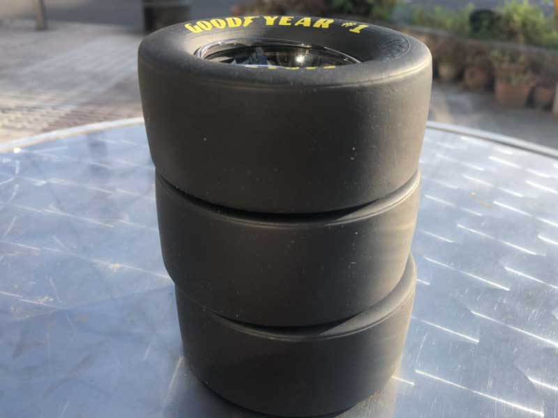 US TOY/GOODYEAR SLICK TIRE Glass Tray�AAshtary�A�O�b�h�C���[�K���X�g���[ DRAG RACE�ANASCAR 