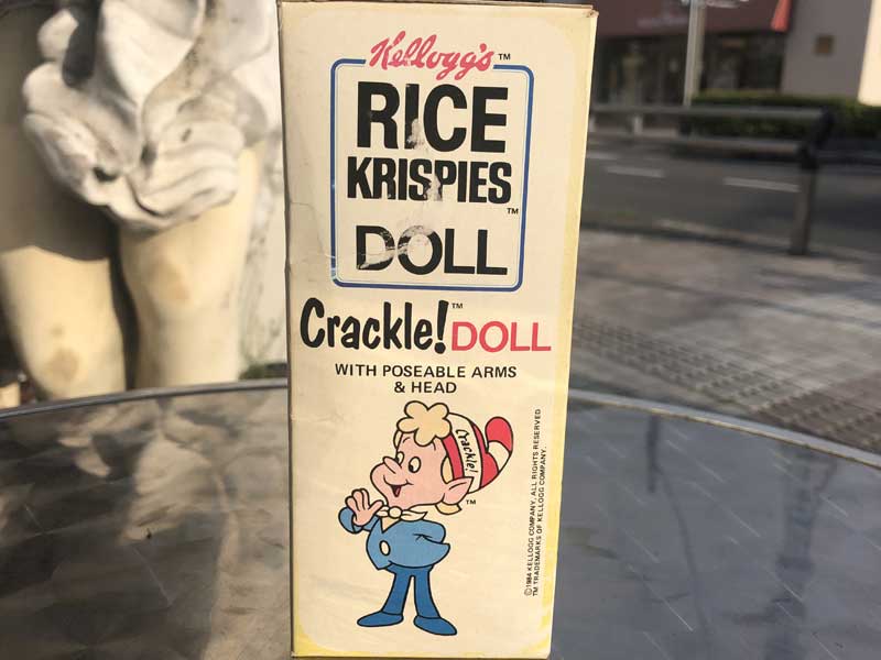 1984's Deadstock Kellogg's RICE KRISPIES Crackle! DOLL デッドストック ケロッグ