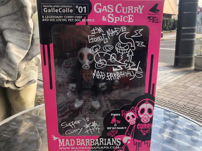MAD BARBARIANS GAS CURRY & SPICE 1st Black/�}�b�h�o�[�o���A���Y�A�K�X�J���[ & �X�p�C�X�N