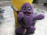 McDonald's GRIMACE DOLL�A�}�N�h�i���h �O���}�X�̂ʂ������