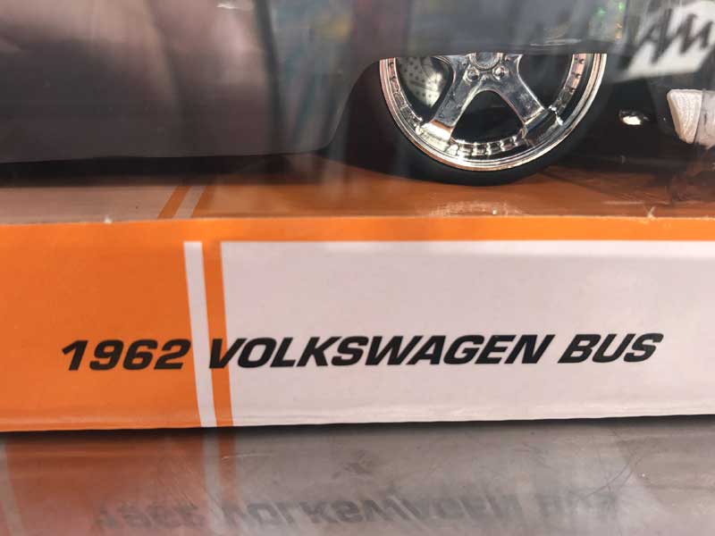 JADATOYS 1/24 1962 Volkswagen、VW BUS フォルクスワーゲン、タイプ2 ワーゲンバス、ミニカー