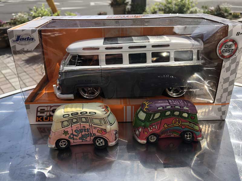 JADATOYS 1/24 1962 Volkswagen、VW BUS フォルクスワーゲン、タイプ2 ワーゲンバス、ミニカー