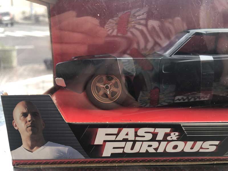 JADATOYS/Wild Speed DOM's 1968 DODGE CHARGER 1:24ワイルドスピード ダッジチャージャー