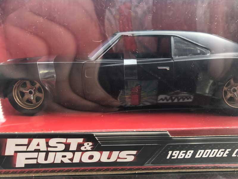 JADATOYS/Wild Speed DOM's 1968 DODGE CHARGER 1:24ワイルドスピード ダッジチャージャー