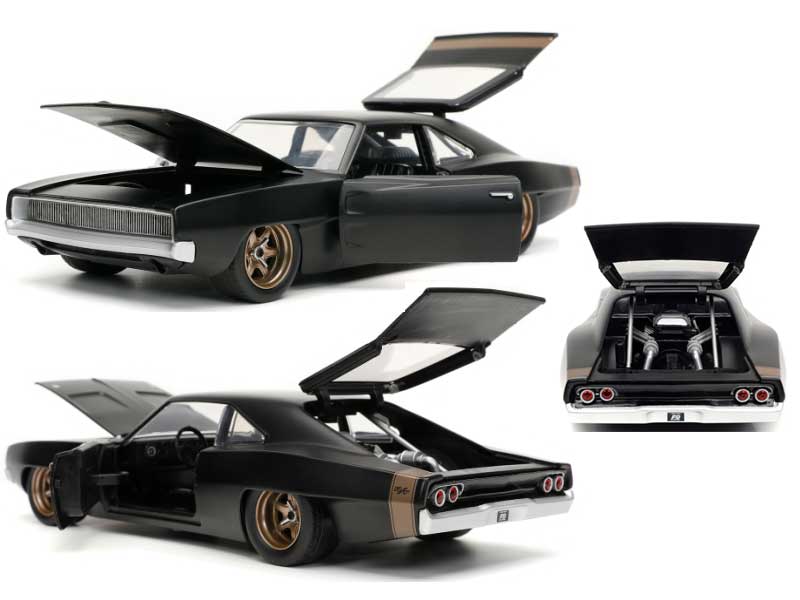 JADATOYS/Wild Speed DOM's 1968 DODGE CHARGER 1:24ワイルドスピード ダッジチャージャー