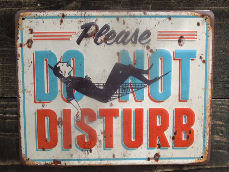 �V�i�@�A���e�B�[�N���H �u���L�����ʊ��̂���Please Don't Disturb�̊ŔA�K���[�W�G��