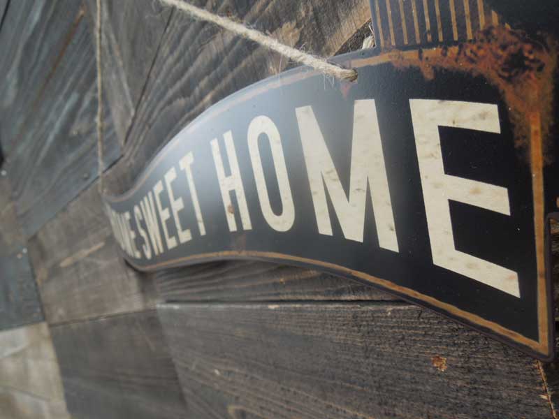 �V�i Spice Shabby Tin Plate Home Sweet Home�A Antique ���H �f�W�^���v�����g �̃u���L�̊Ŕ�