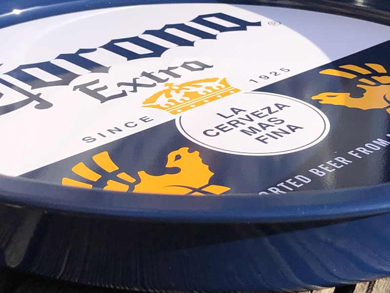 CORONA EXTRA Tray & Bottle Opener �R���i�r�[�� ���^���g���C & �𔲂�