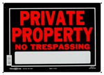 US�ESign Hillman Sign Center �A�����J�̊Ŕ@PRIVATE PROPERTY