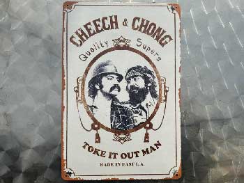Metal sign/CHEECH & CHONG