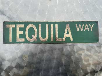 Metal sign/TEQUILA�@WAY