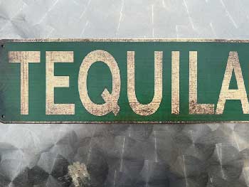 Metal sign/TEQUILA�@WAY