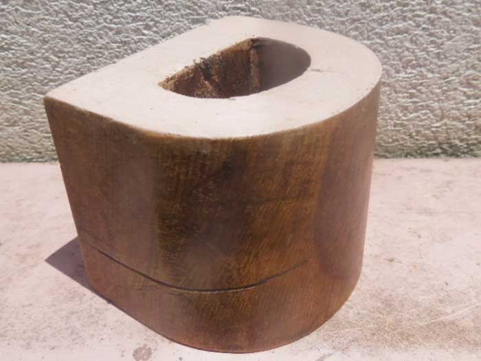 新品 Wood Letter Block アカシアの木を使用した木製のアルファベット ブロック D