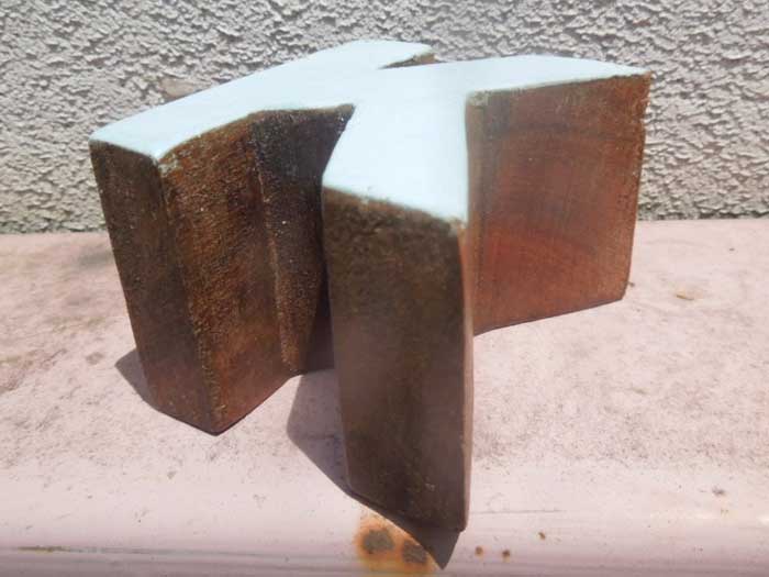 新品 Wood Letter Block アカシアの木を使用した木製のアルファベット ブロック K