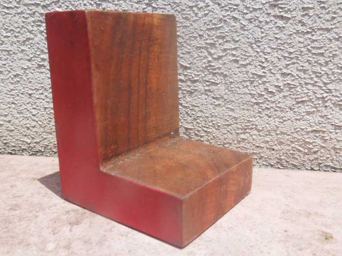 新品 Wood Letter Block アカシアの木を使用した木製のアルファベット ブロック L