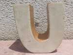 �V�i Wood Letter Block �A�J�V�A�̖؂��g�p�����ؐ��̃A���t�@�x�b�g �u���b�N U