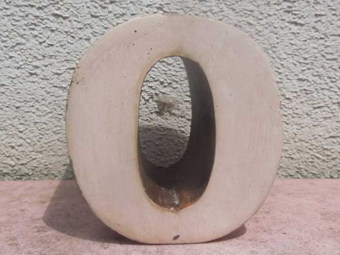 新品 Wood Number Block 木製のナンバー ブロック 0