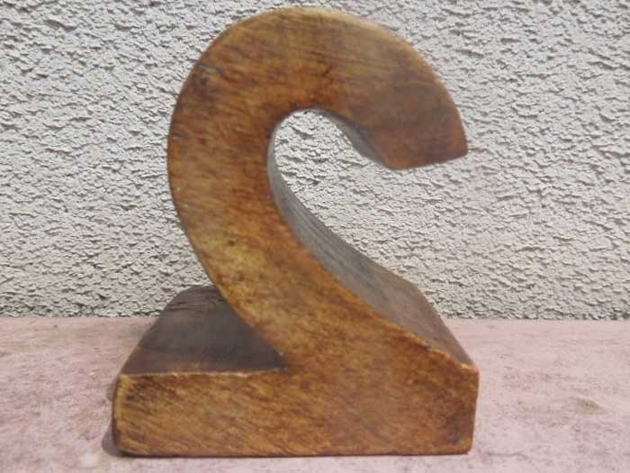 新品 Wood Number Block 木製のナンバー ブロック 2