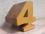 �V�i Wood Number Block �ؐ��̃i���o�[ �u���b�N 4