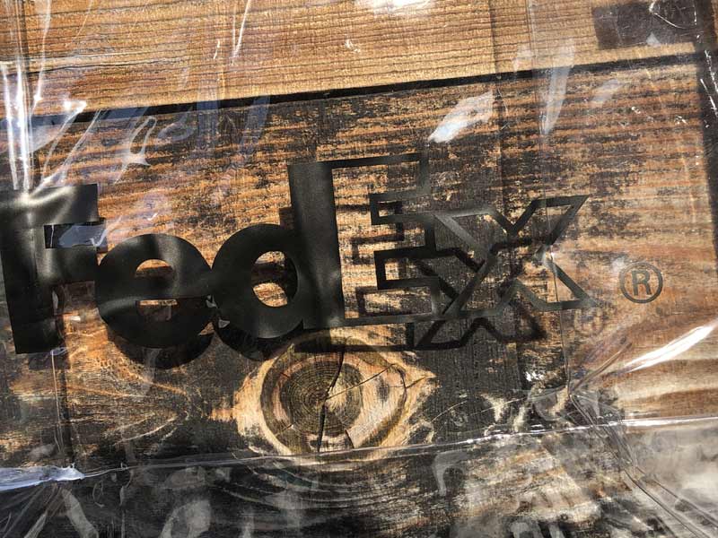 FedEx CLEAR BAGACOIN POUCHAtFfbNX NAg[gobOARC|[`