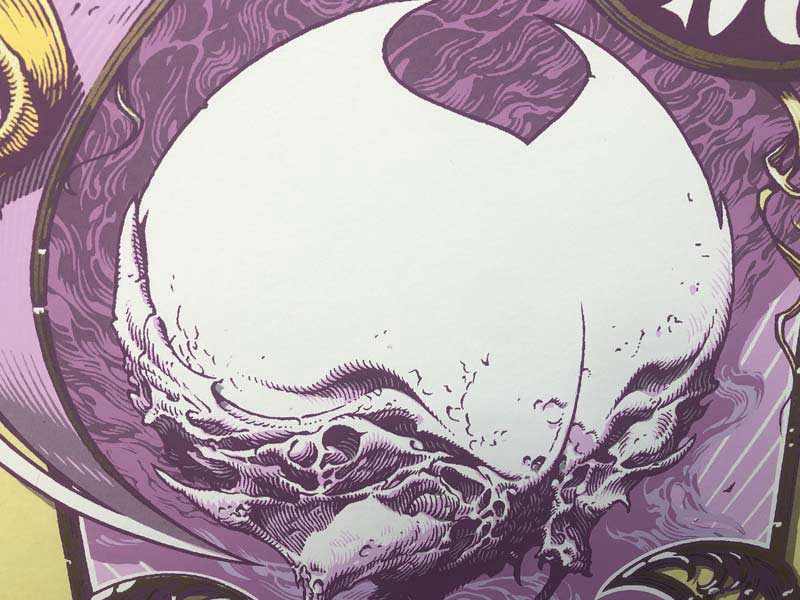 Vintage Screen-print /Aaron Horkey - Boris Roaring Silence Revue 07 直筆サイン & ナンバリング入