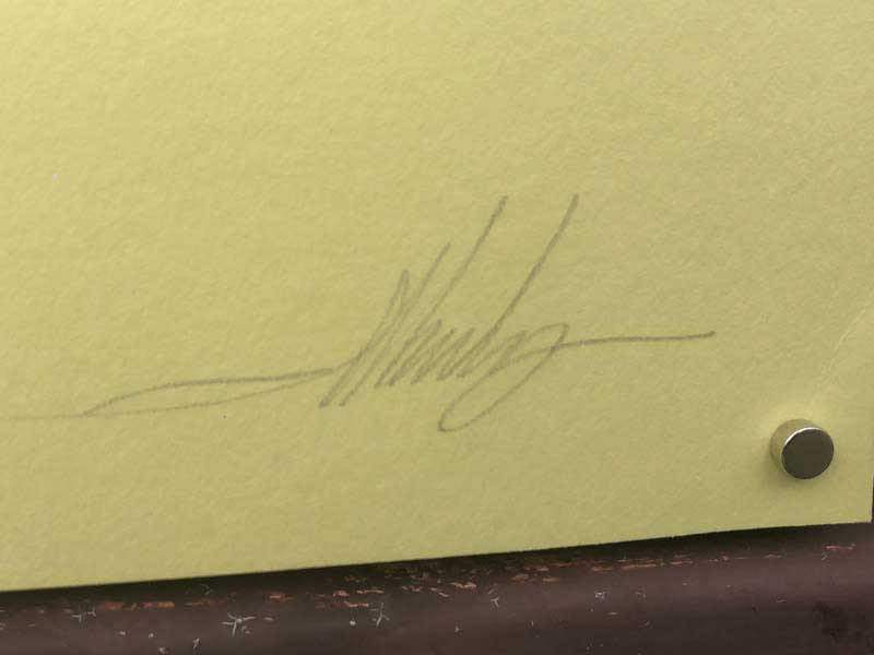 Vintage Screen-print /Aaron Horkey - Boris Roaring Silence Revue 07 直筆サイン & ナンバリング入