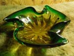 Antique Murano Glass Ashtray (AeB[N m KX AVgC) ΁~IW Of[V