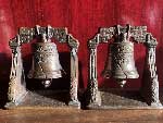 AntiqueAVintage Cast Iron Liberty Bell Bookend oeBx ubNGh 2 set ACA